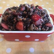 Bing Cherry and Black Rice Salad